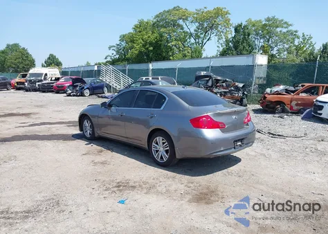 2013 Infiniti G37X z USA, uszkodzony, nr VIN JN1CV6AR3DM762044